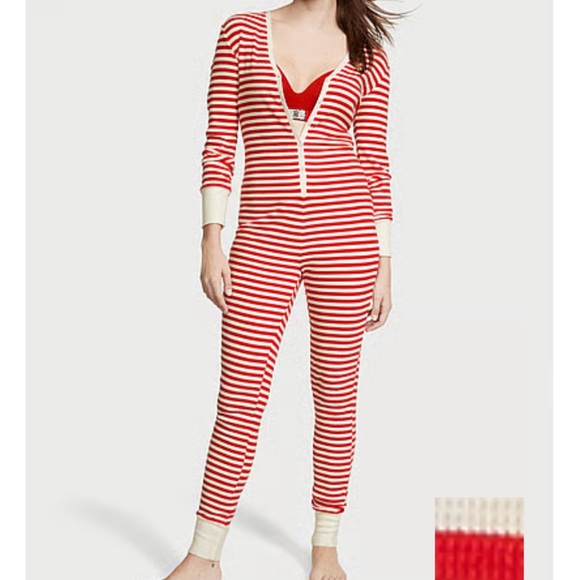 Victoria's Secret Other - Victoria’s Secret thermal long onesie XXL Christmas
